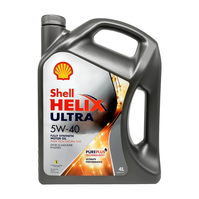 [19年旗舰油]Shell壳牌 全合成机油HELIX ULTRA 5W-40 A3/B4 SN plus级 灰喜力 4L
