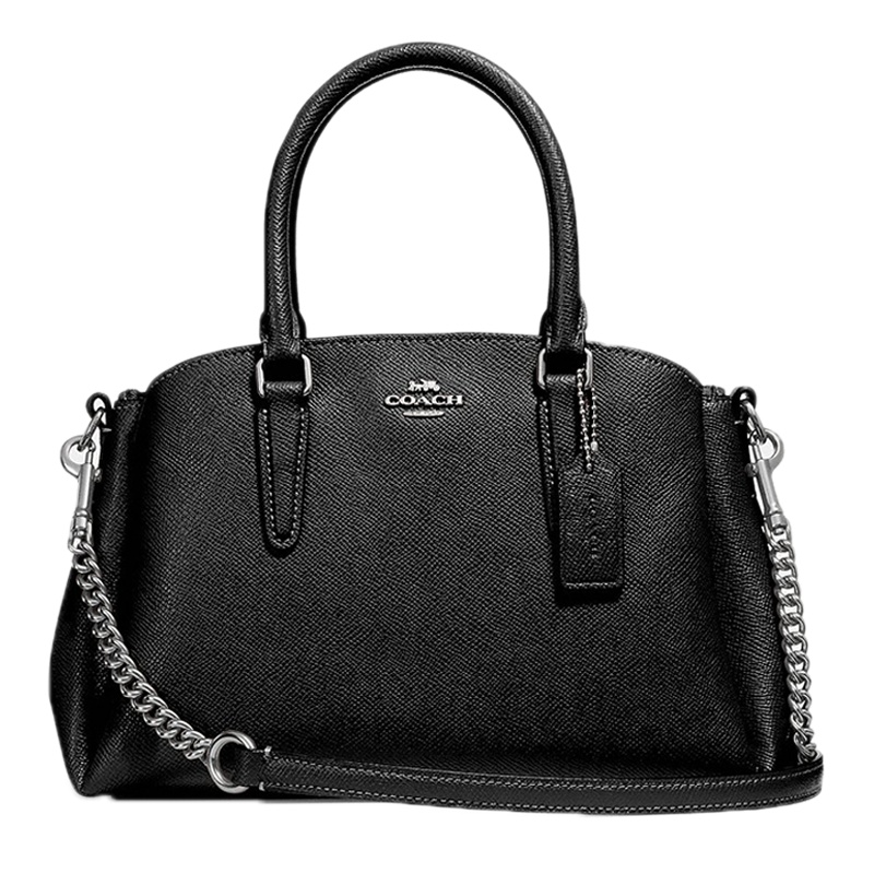 【直营】蔻驰(COACH)sage系列十字纹皮革迷你戴妃包单肩包手提包斜挎包女包