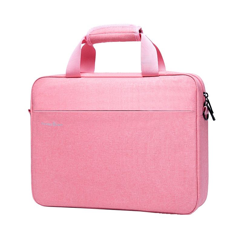 维多利亚旅行者(VICTORIATOURIST) V7009(粉色)电脑包15.6英寸手提电脑包 单肩斜跨商务公文包