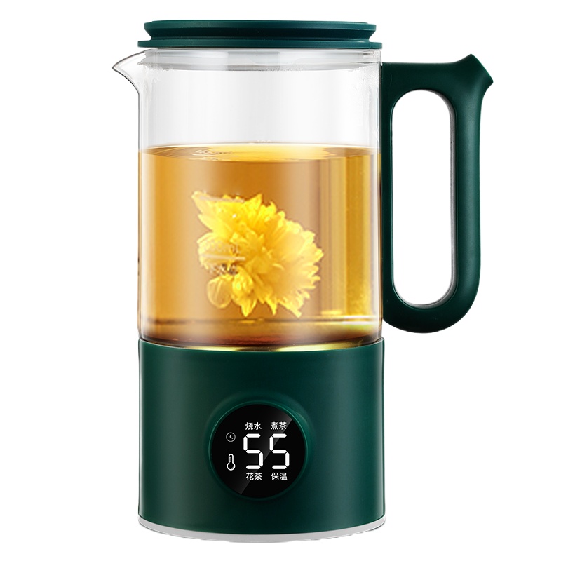荣事达(Royalstar)煮茶器RS-CH04A家用全自动煮茶壶黑茶蒸茶器小型办公室玻璃花茶壶