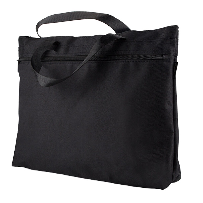 广博(GuangBo)手提文件收纳袋/资料袋/公文袋办公用品 升级款黑色A6096（单位：个）