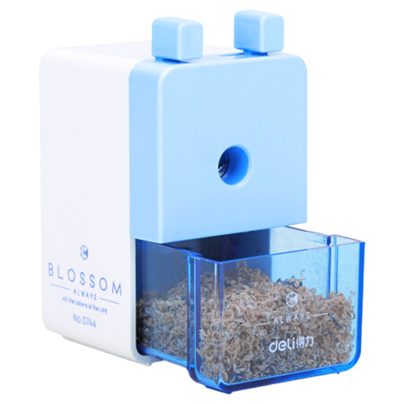 得力(deli) 0744 铅笔削笔器 2只装 颜色随机