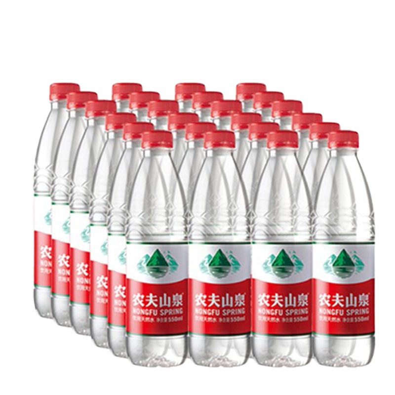 农夫山泉 饮用天然水塑料包装550ml*24瓶