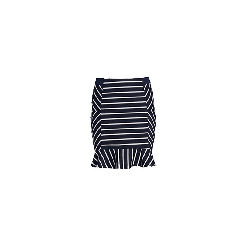 秋水伊人秋季新品条纹裙性感女半身裙包臀裙FV27