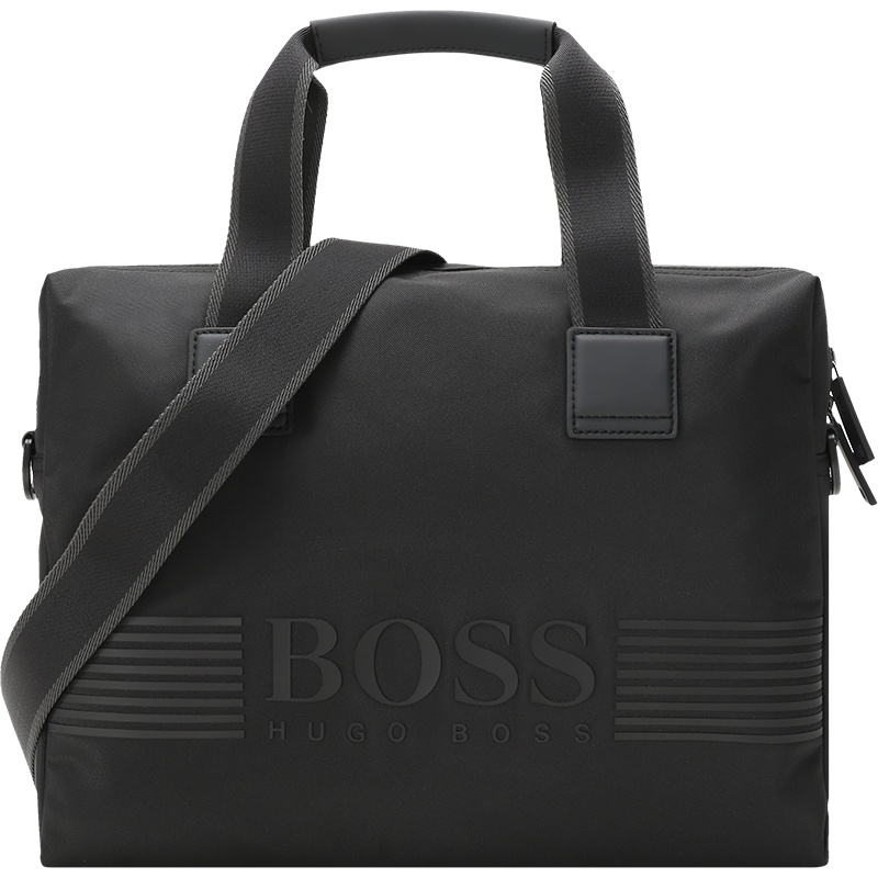 HUGO BOSS 雨果博斯 男士 多元安纤维手提单肩斜挎包公文包 50413043