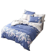 维科家纺 维科全棉磨绒套件 柳莺花燕 蓝色(单位:件)