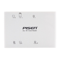 品胜(PISEN) 多功能读卡器多合一读卡器 XD MD MS CF SD TF相机迷你读卡器 usb2.0