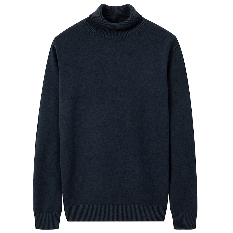 雅鹿男装2019秋冬季新品休闲百搭套头高领保暖男士毛衣针织衫19308818