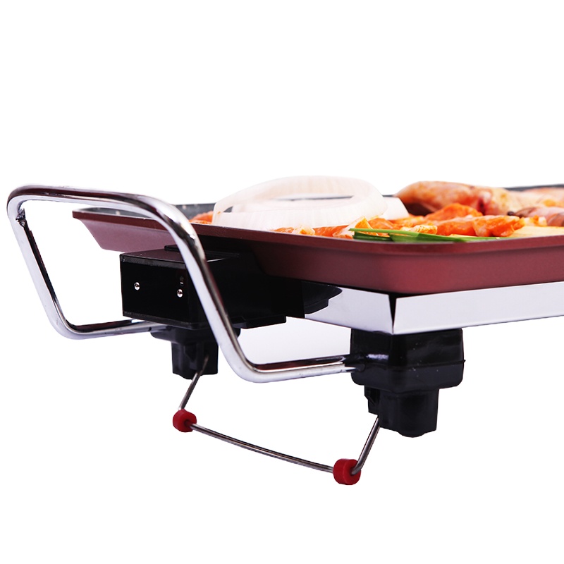 克来比 KLB9001麦饭石 电烧烤炉 中号5-7人 (48cm-28cm)