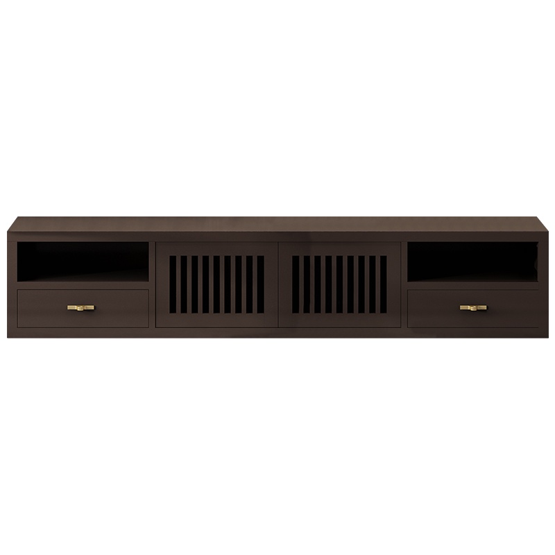 怡红院 电视柜 新中式实木现代轻奢茶几组合客厅高低矮柜地柜小户型