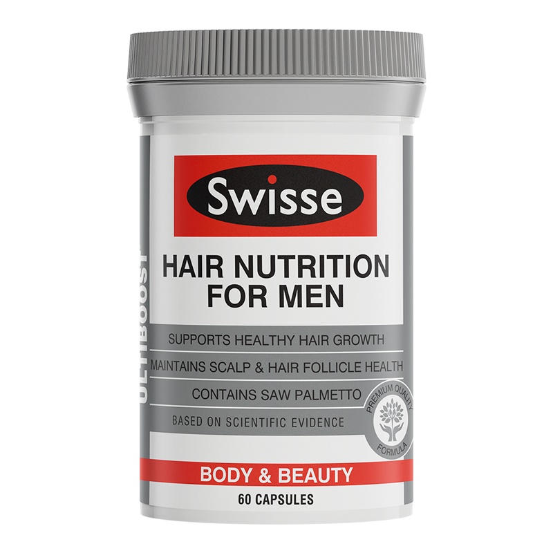 Swisse斯维诗 ULTIBOOST 男士养发营养胶囊 60粒