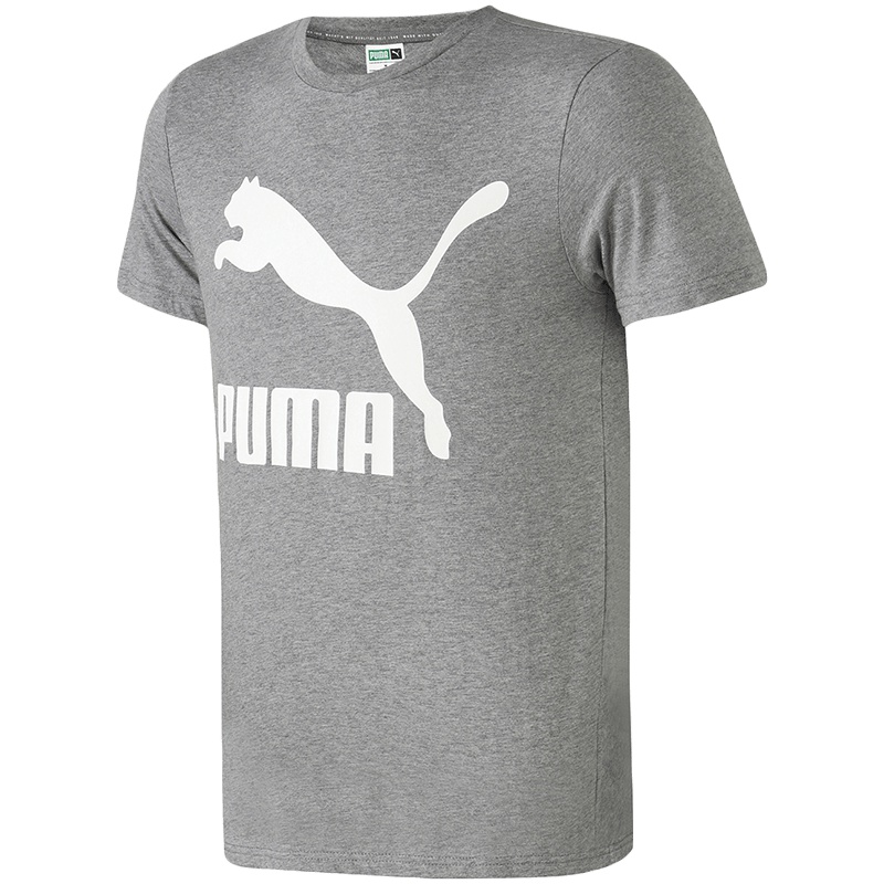 【自营】PUMA彪马男装跑步训练经典LOGO款圆领短袖T恤579405
