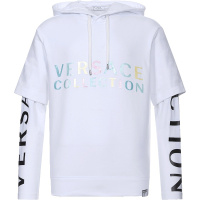 Versace COLLECTION 范思哲 男士棉质连帽卫衣运动衫 V800886 VJ00358