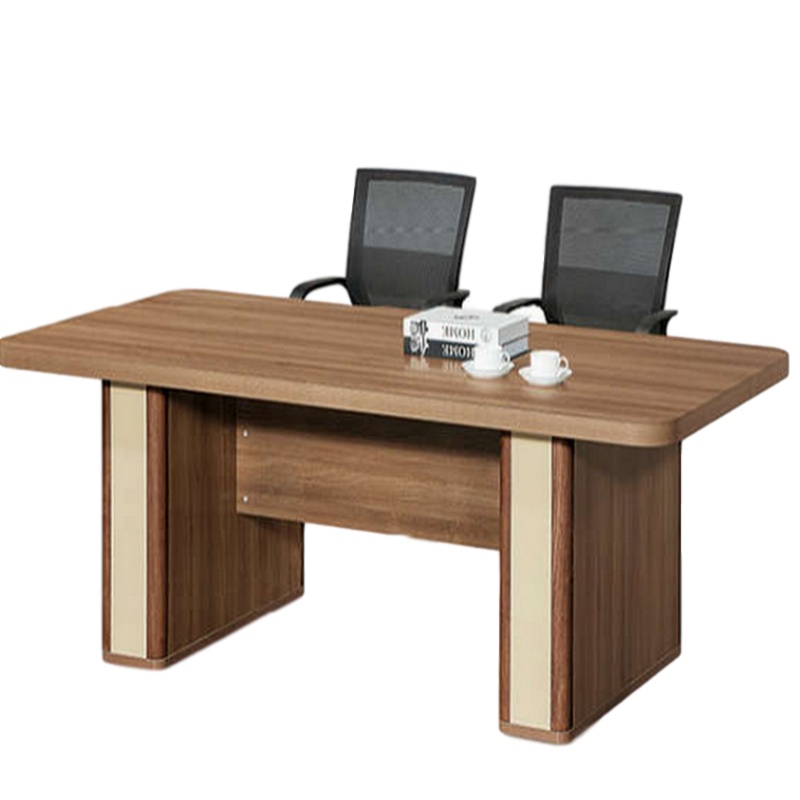 逐鹿中原HD系列办公室大小型会议桌长桌员工接待培训洽谈桌H01M-20A简约现代 2*1米会议桌适合20㎡以上空间