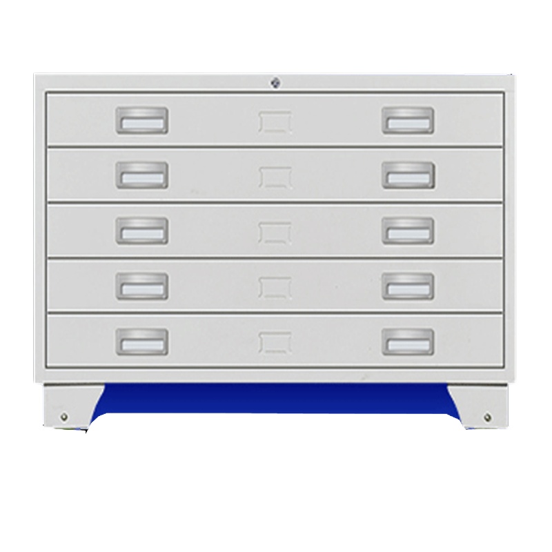 鑫虎威 钢制办公柜移动文件柜活动柜带锁小柜桌边矮柜办公三抽屉快捞矮柜铁皮柜活动柜