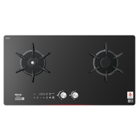 林内（Rinnai）RB-2QLGH-100A 百年星厨 控油温 防干烧定时家用节能 嵌入式燃气灶具
