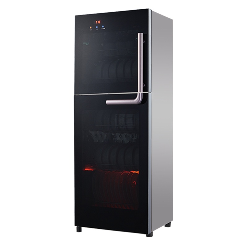 万红ZTP138-H39家用立式消毒柜 高温二星级 触摸屏 厨房餐具茶杯碗筷消毒柜碗柜138L