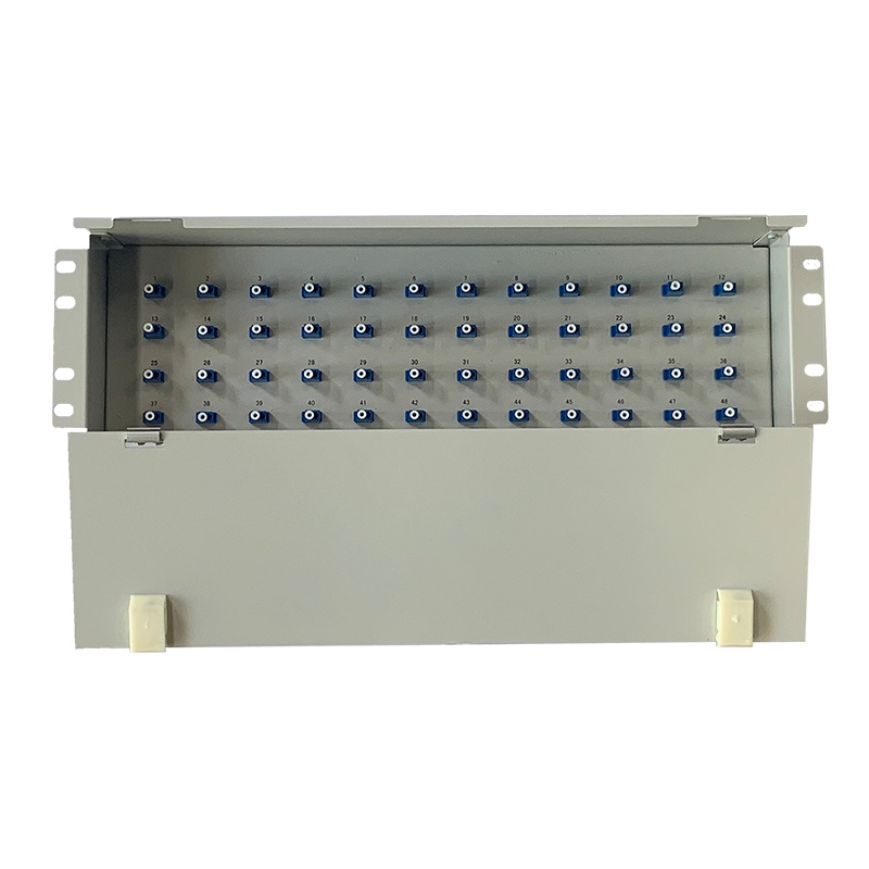 48芯LC单工跳接框 LC法兰接口 框式跳接板 光纤跳接