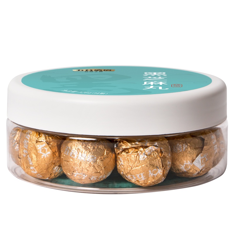 五谷磨房 黑芝麻丸 手工辟谷糕点丸子芝麻球即食126g