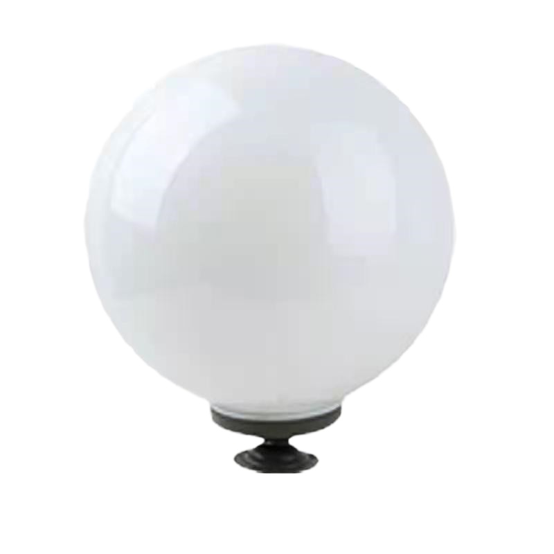 户外圆球灯路灯杆景观庭院围墙灯柱头门柱灯球形灯罩不碎球(加厚型)加30W灯泡