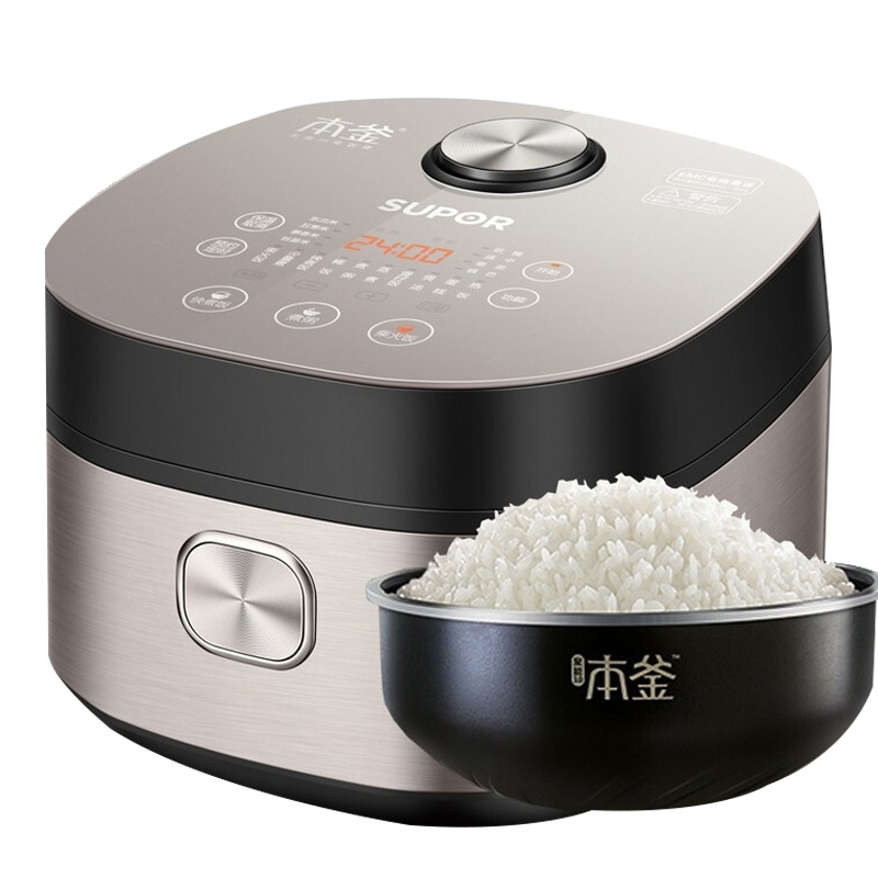 苏泊尔(SUPOR)电饭煲SF40HC42本釜蒸汽电饭锅IH电磁加热智能预约4L家用多功能