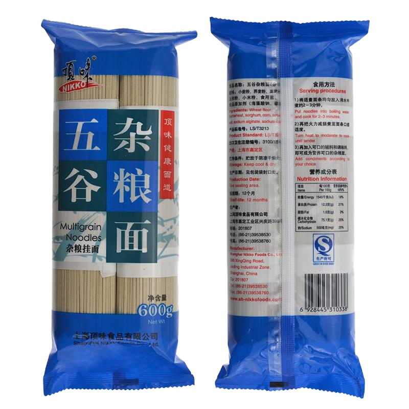 顶味五谷面600g