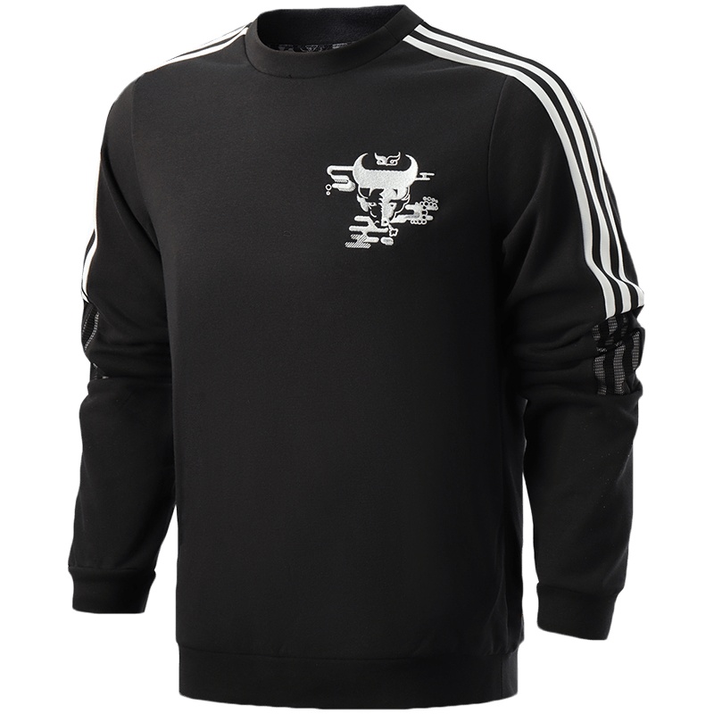 阿迪达斯男服卫衣新年款皇马足球训练休闲运动服GL0046