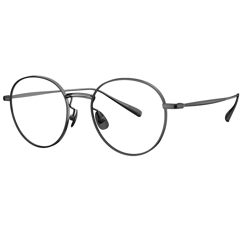 BOLON暴龙新品光学镜复古圆框潮男女钛金属眼镜框架BJ1366