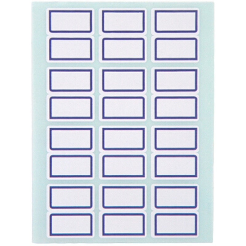 得力(deli) [多种规格]口取纸 自粘性标签贴/标签纸/便签纸姓名贴10包装 7194