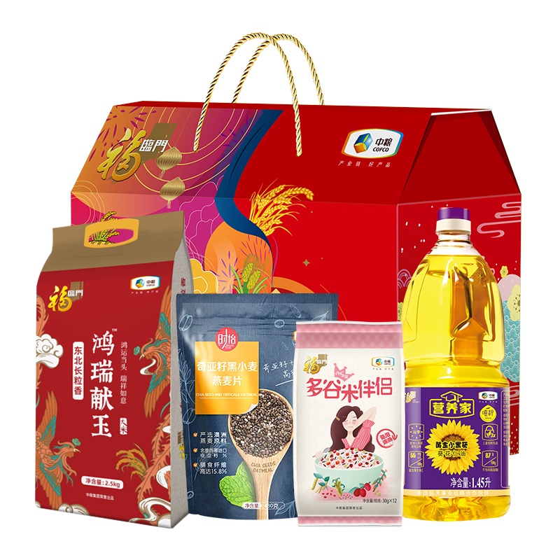 中粮福临门唯粹福小厨大礼包F型(3340g+1.45L)