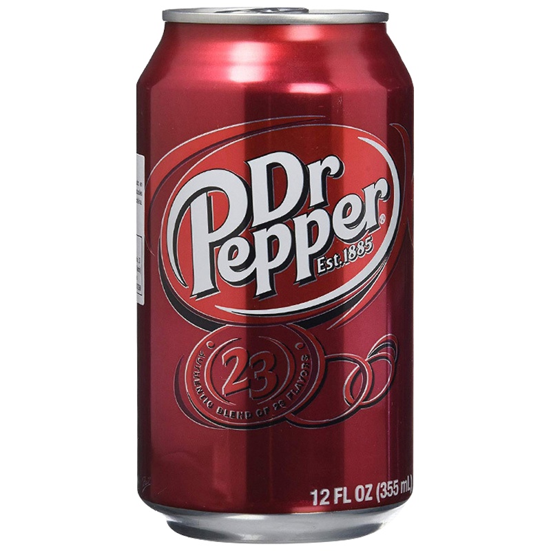 DR PEPPER 美国进口胡椒博士DrPepper(原味)汽水 1箱355mlx12罐/箱