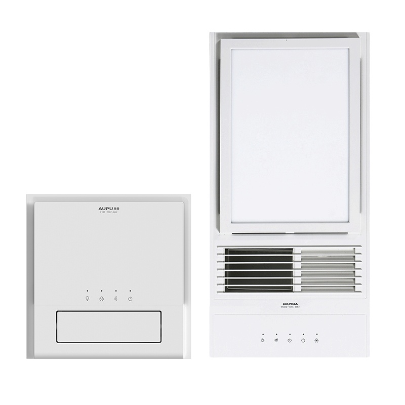 奥普风暖智能卫生间浴霸E365+F130 卫生间浴室多功能暖风机 集成吊顶式普通吊顶式 六合一 取暖器暖风模块 凉霸套餐