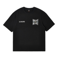 A21夏季2021新款男装 针织宽松圆领情侣短袖T恤衫男百搭女潮上衣