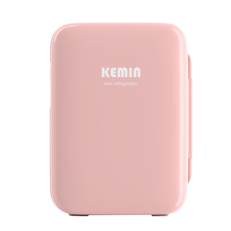 科敏10L迷你型小冰箱车家两用租房宿舍学生寝室单人用mini母乳制冷 10L[车家两用高配型]莫兰迪粉