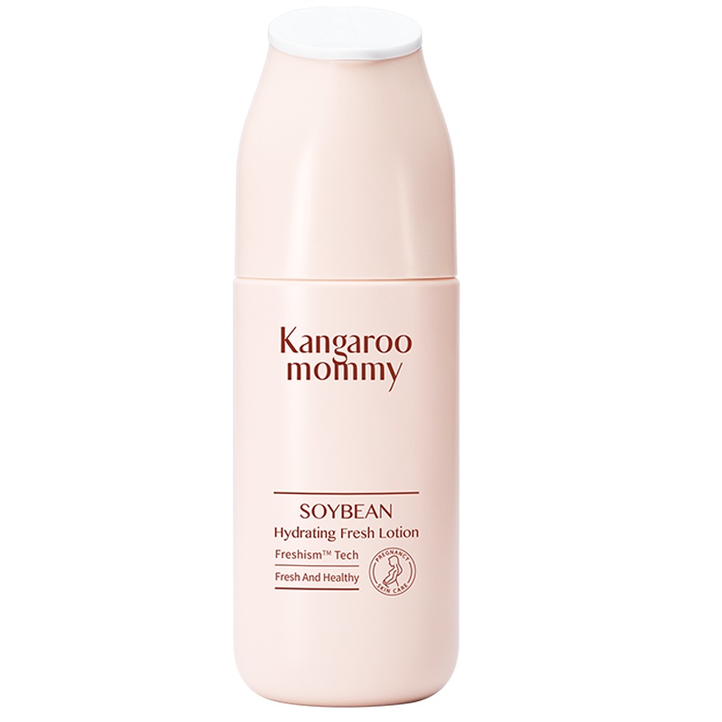 袋鼠妈妈 kangaroomommy 孕妇豆乳保湿乳液润肤乳补水孕妇护肤品