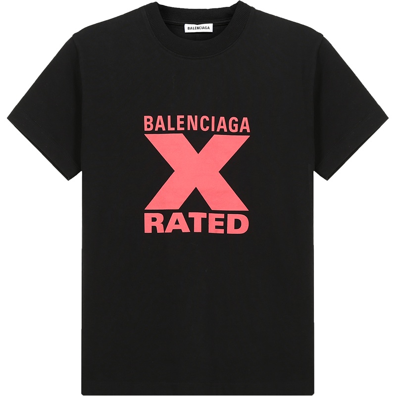 BALENCIAGA 巴黎世家 女士棉质圆领短袖T恤 612964 TIVA7