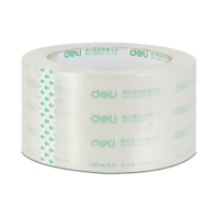 得力(deli)30213透明封箱胶带 6卷/筒48mm*100y 快递打包封箱胶带封箱胶布胶纸封箱器胶带透明胶卷