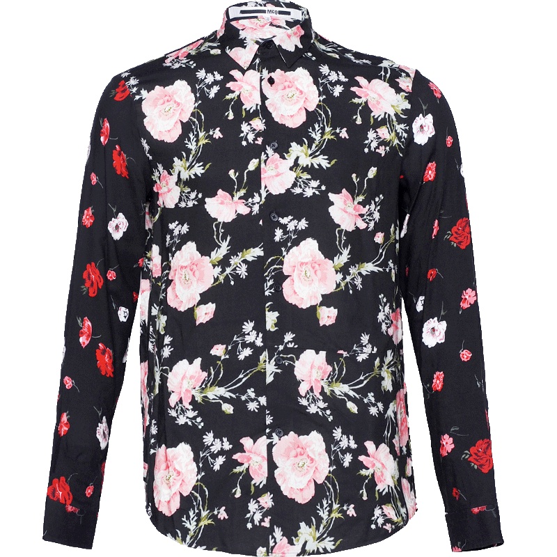 MCQ ALEXANDER MCQUEEN亚历山大麦昆 男款衬衣印花长袖外套休闲衣