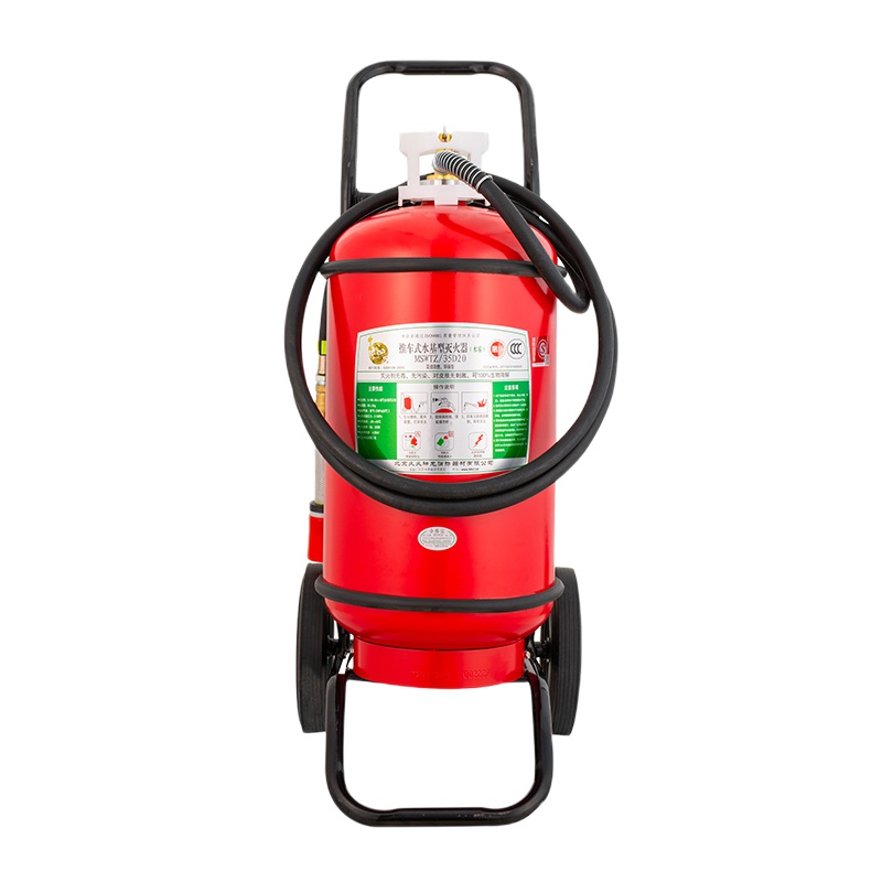 神龙 灭火器 低温推车式水基型(水雾)灭火器35升 车载家用及商用灭火器35L MSWTZ/35D20