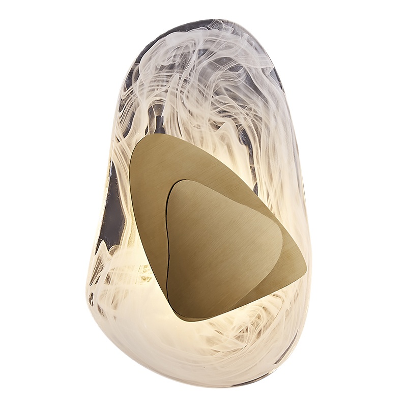 北欧创意现代简约艺术玻璃壁灯精致个性轻奢大气楼梯过道床头灯饰