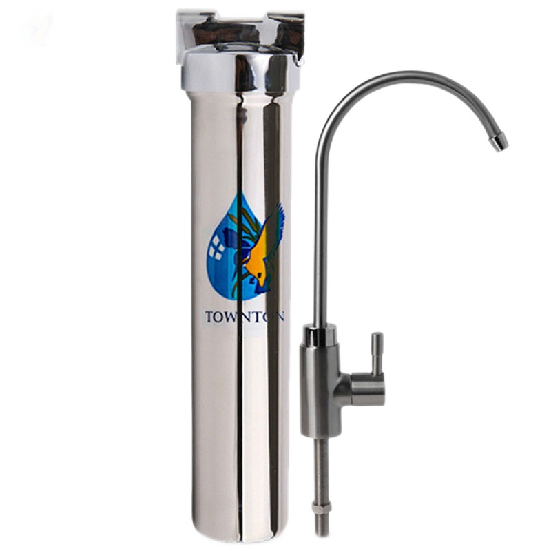 丹顿.沙漏家用厨房道尔顿净水器 T9-IS厨下式净水机直饮机 自来水滤水器