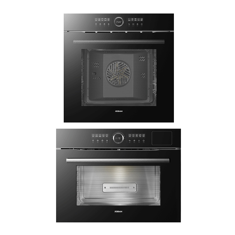 老板(Robam)65L+48L 超大容量SQ282A+RQ082A嵌入式电蒸箱 搪瓷内胆电烤箱 专业蒸烤套装