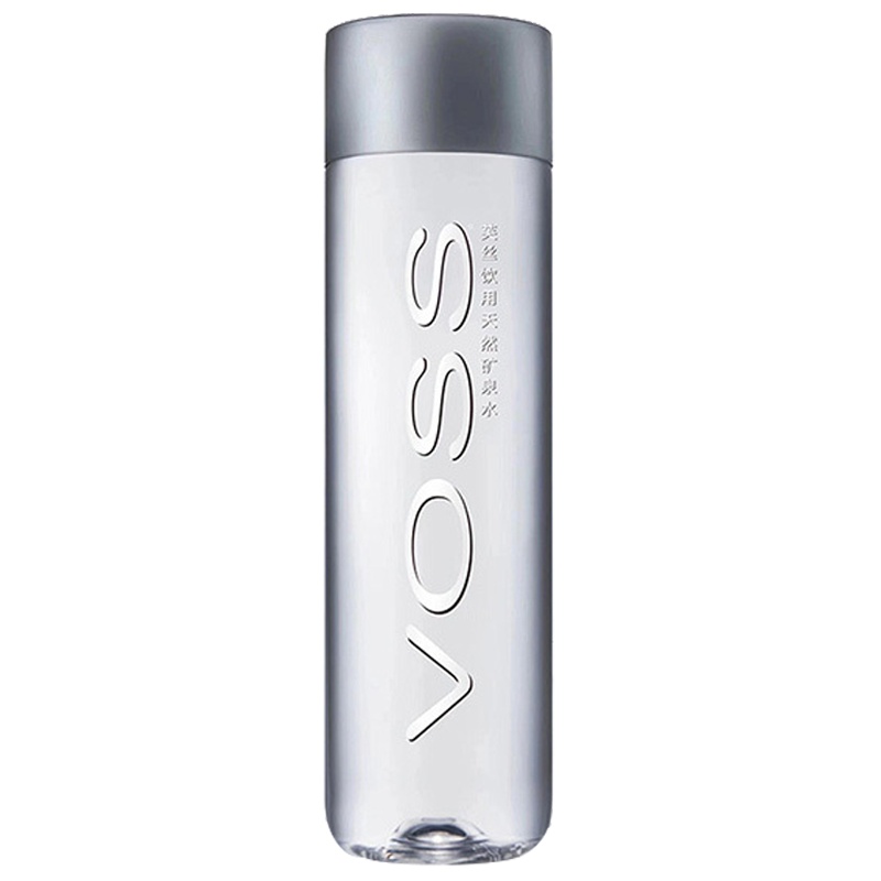 [产自挪威净土]芙丝(VOSS)天然矿泉水500ml/瓶 塑料瓶装 进口饮用水 挪威进口