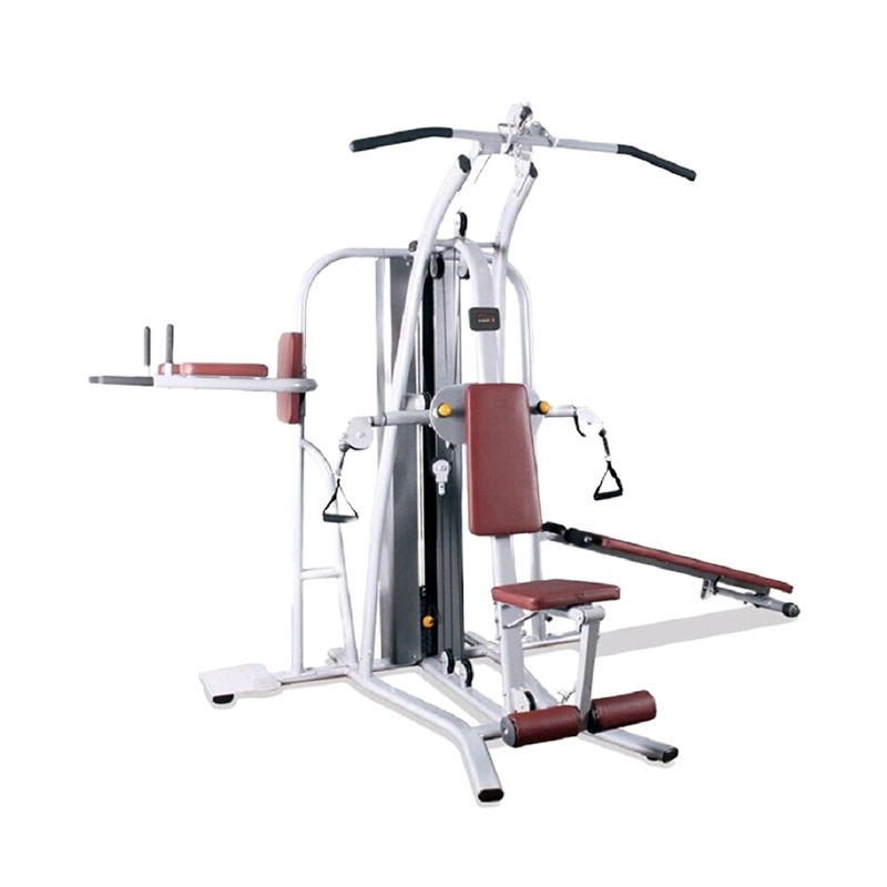 汇祥ZH-0 3家用三人站 多人综合训练器材 多功能室内组合力量训练器配重60kg