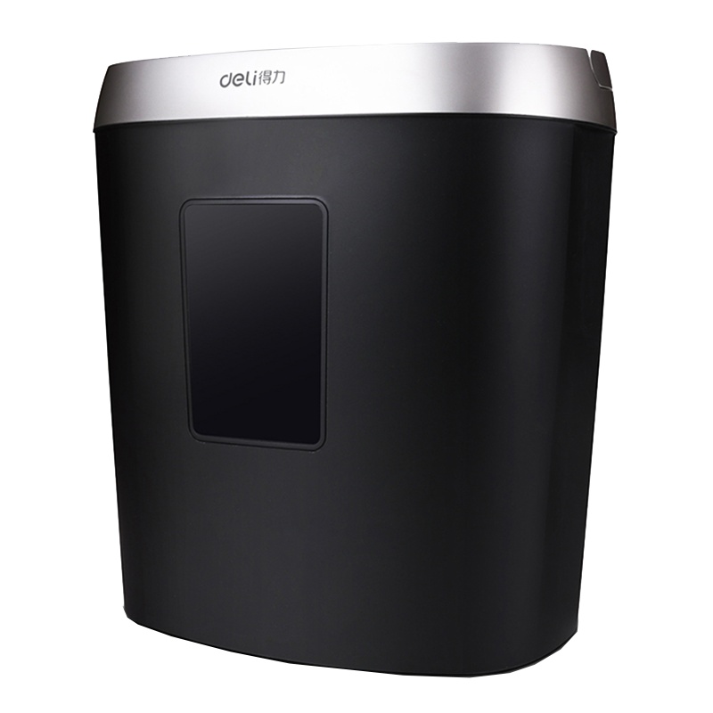 得力deli9929碎纸机办公家用电动低音大功率3级保密迷你粉碎机 碎纸机黑色