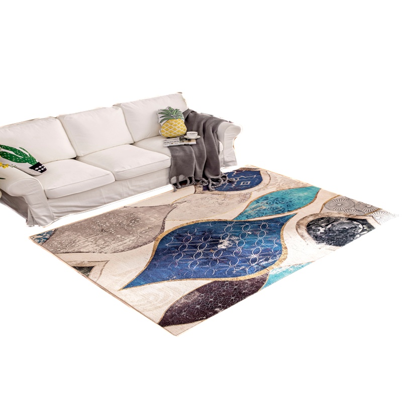 九氏Joesh高端地毯 加厚仿羊绒北欧简约风格防滑地毯 舒适耐磨多功能多用途居家地毯