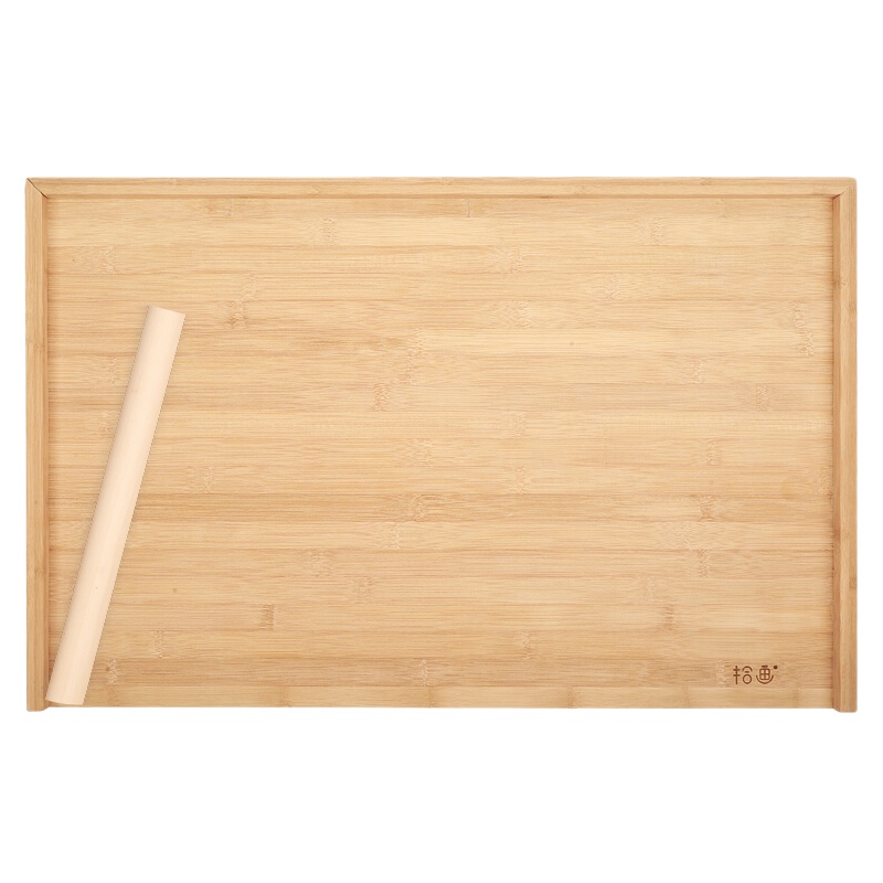 拾画 擀面板 砧板 菜板 案板 饺子板SZ-6130(56*33*1.5cm)送28cm擀面杖