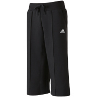 adidas阿迪达斯女子运动长裤针织阔腿休闲运动服CZ2368 L 黑色