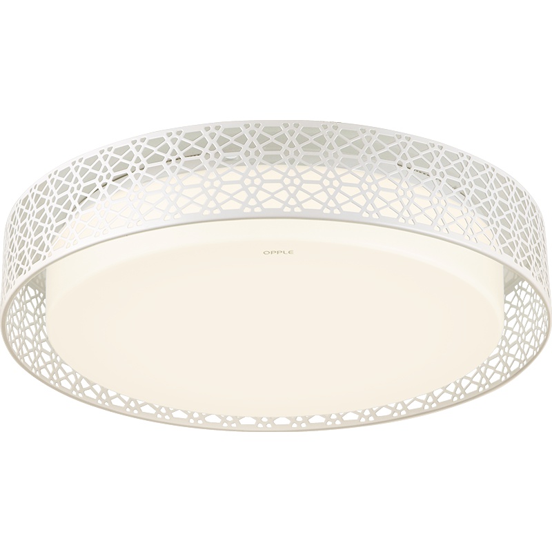 欧普照明led圆形温馨卧室房间餐厅书房吸顶灯具 现代简约浪漫