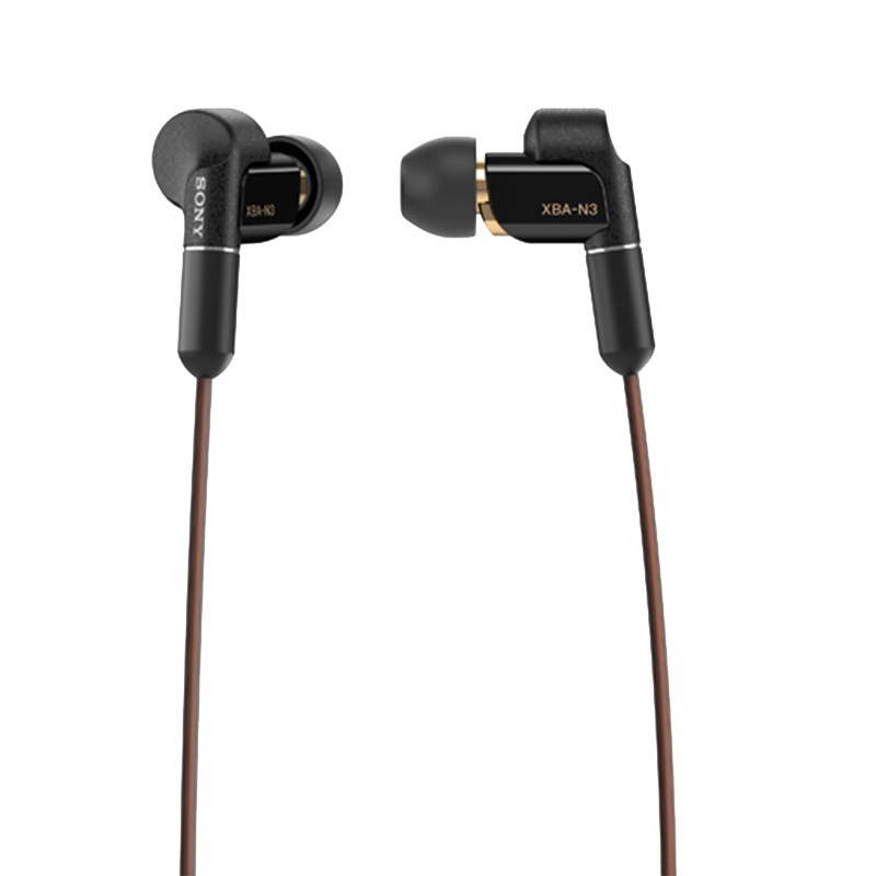索尼(SONY)XBA-N3BP Hi-Res混合驱动立体声耳机/耳麦 黑色